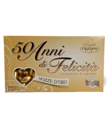 CONFETTI CRISPO 50 ANNI NOZZE D'ORO