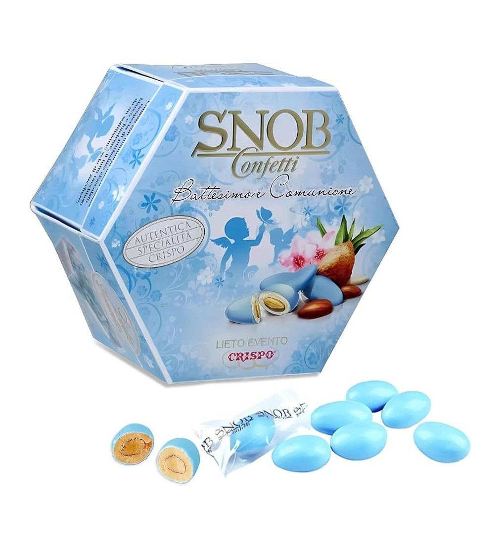 CONFETTI AZZURRI PER BATTESIMO E COMUNIONE