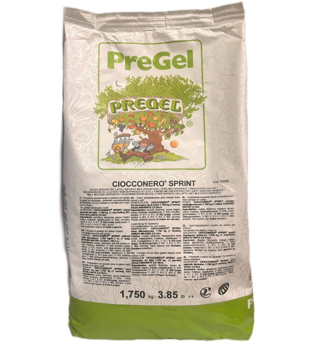 CIOCCONERO SPRINT PREGEL SENZA GLUTINE 1,750KG CIOCCONERO SPRINT PREGEL SENZA GLUTINE 1,750KG