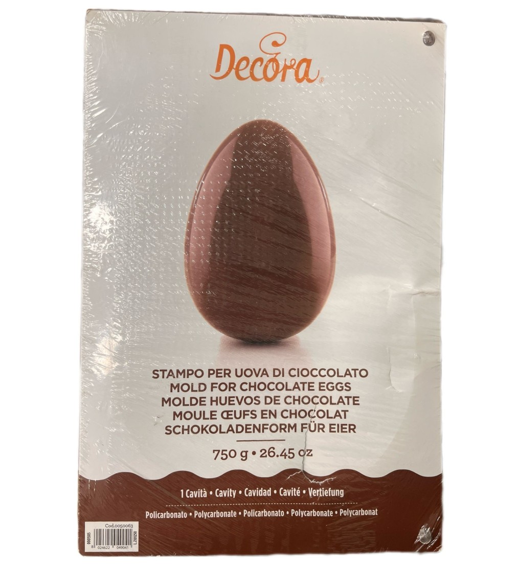 STAMPO PER UOVA DI CIOCCOLATO 750G STAMPO PER UOVA DI CIOCCOLATO 750G