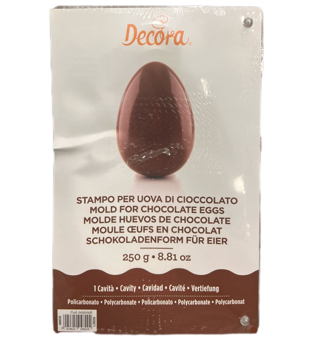 STAMPO PER UOVA DI CICCOLATO 250G STAMPO PER UOVA DI CICCOLATO 250G
