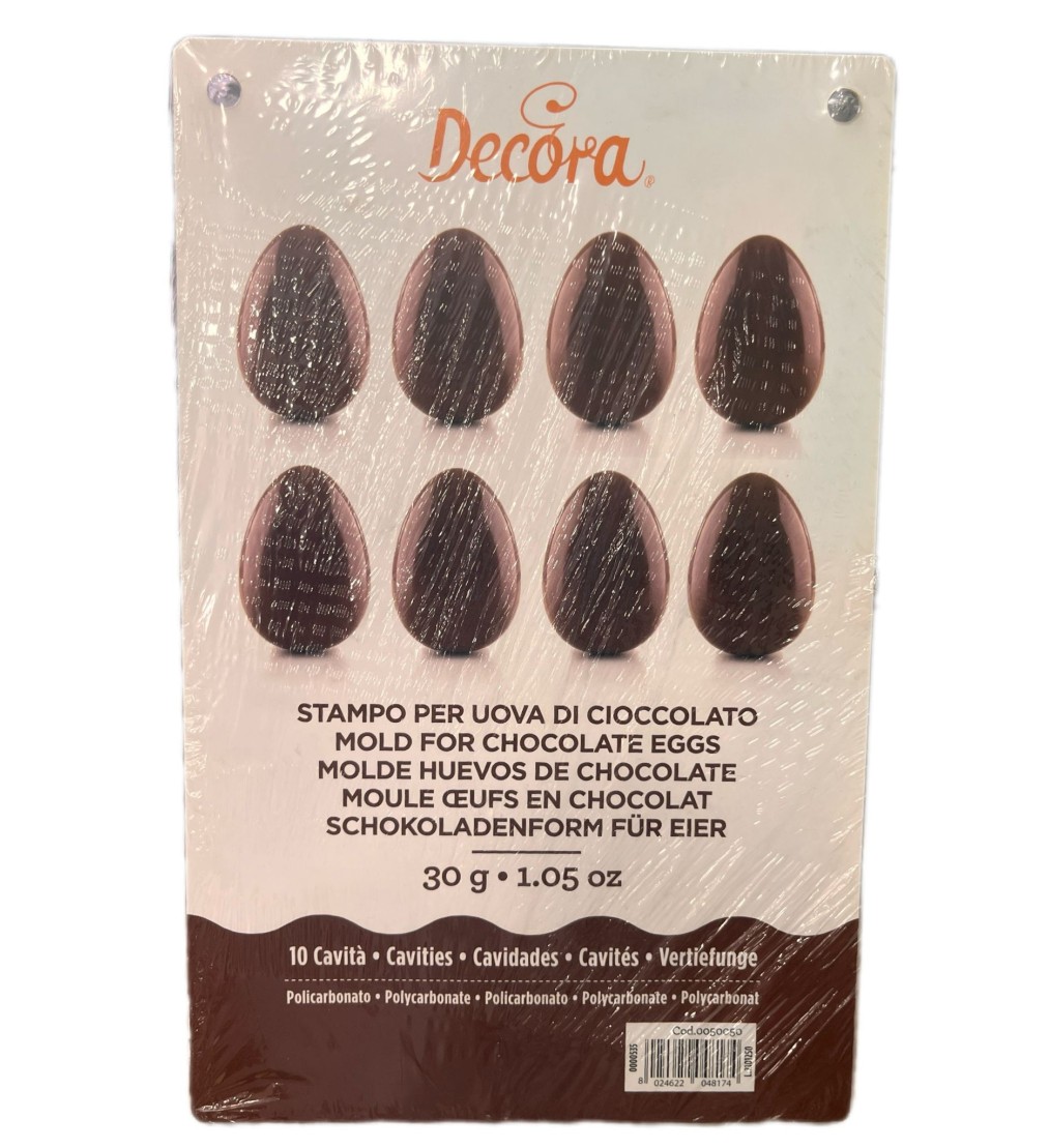 STAMPO PER UOVA DI CIOCCOLATO 30G STAMPO PER UOVA DI CIOCCOLATO 30G