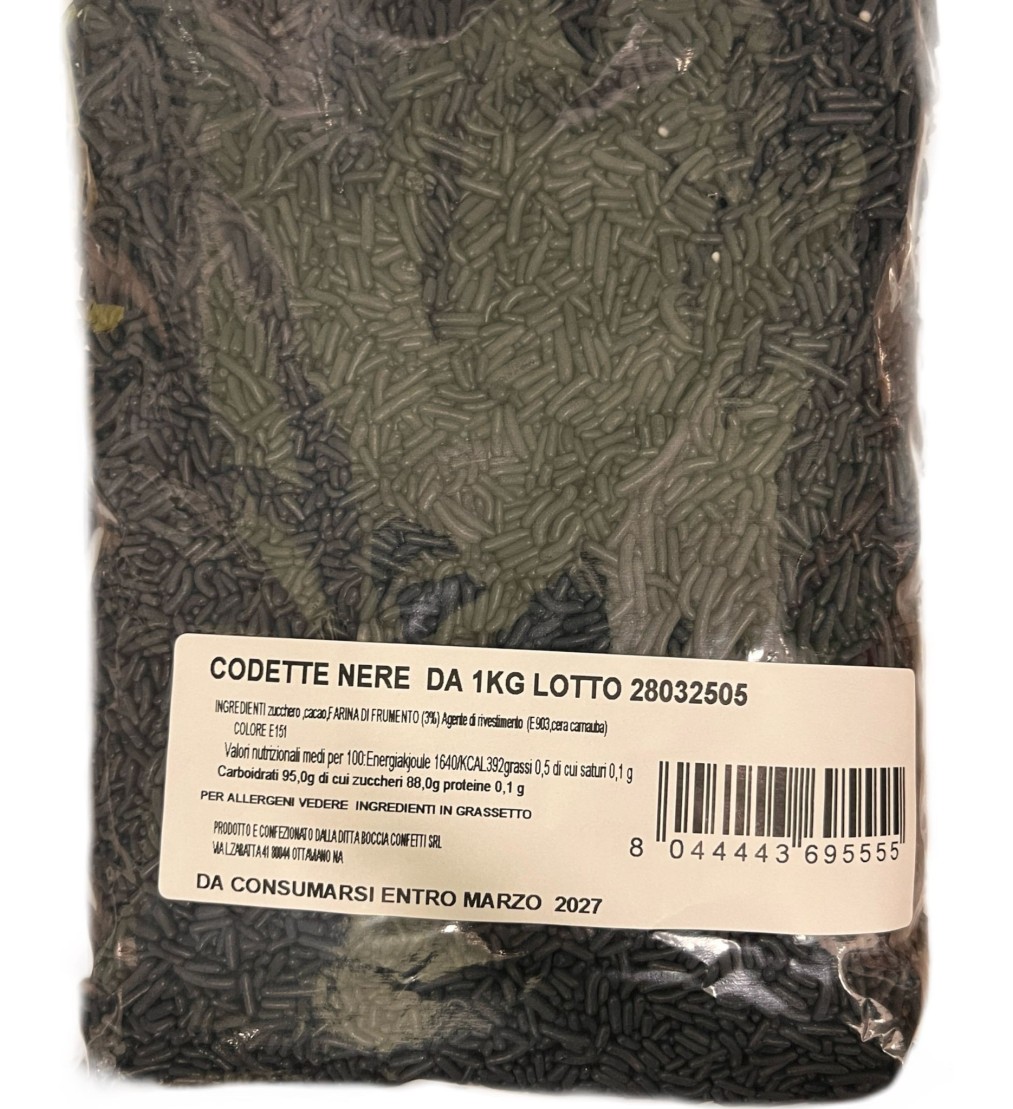 CODETTE NERE DA 1KG CODETTE NERE DA 1KG