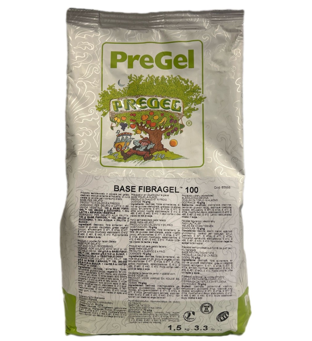 BASE FIBRAGEL 100 PREGEL SENZA GLUTINE BASE FIBRAGEL 100 PREGEL SENZA GLUTINE