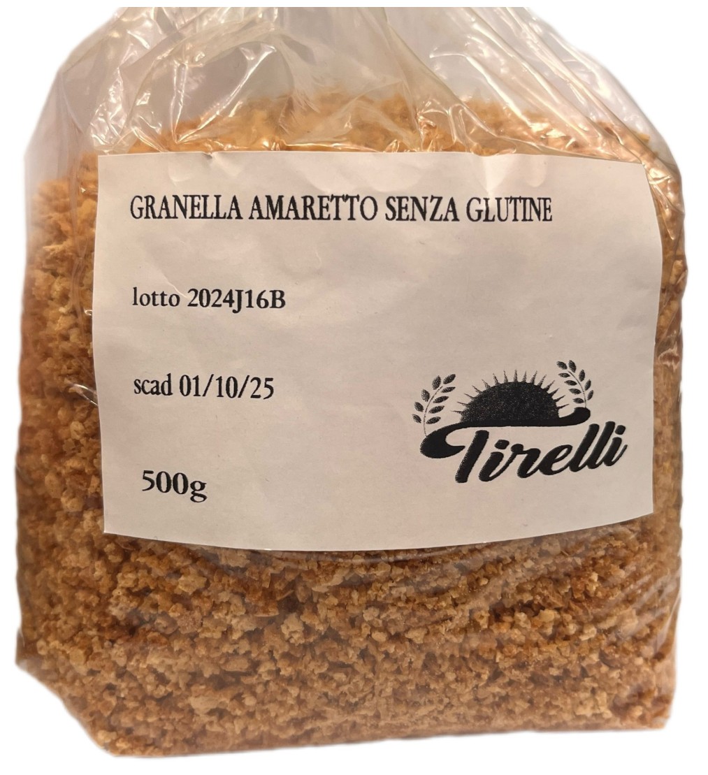GRANELLA DI AMARETTO SENZA GLUTINE GRANELLA DI AMARETTO SENZA GLUTINE