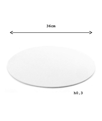 SOTTOTORTA SOTTILE BIANCO dm36h0,3cm DECORA