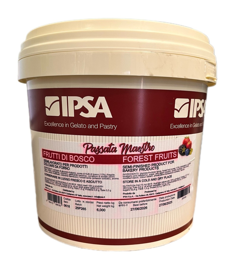 PASSATA MAESTRO FRUTTI DI BOSCO IPSA 6KG