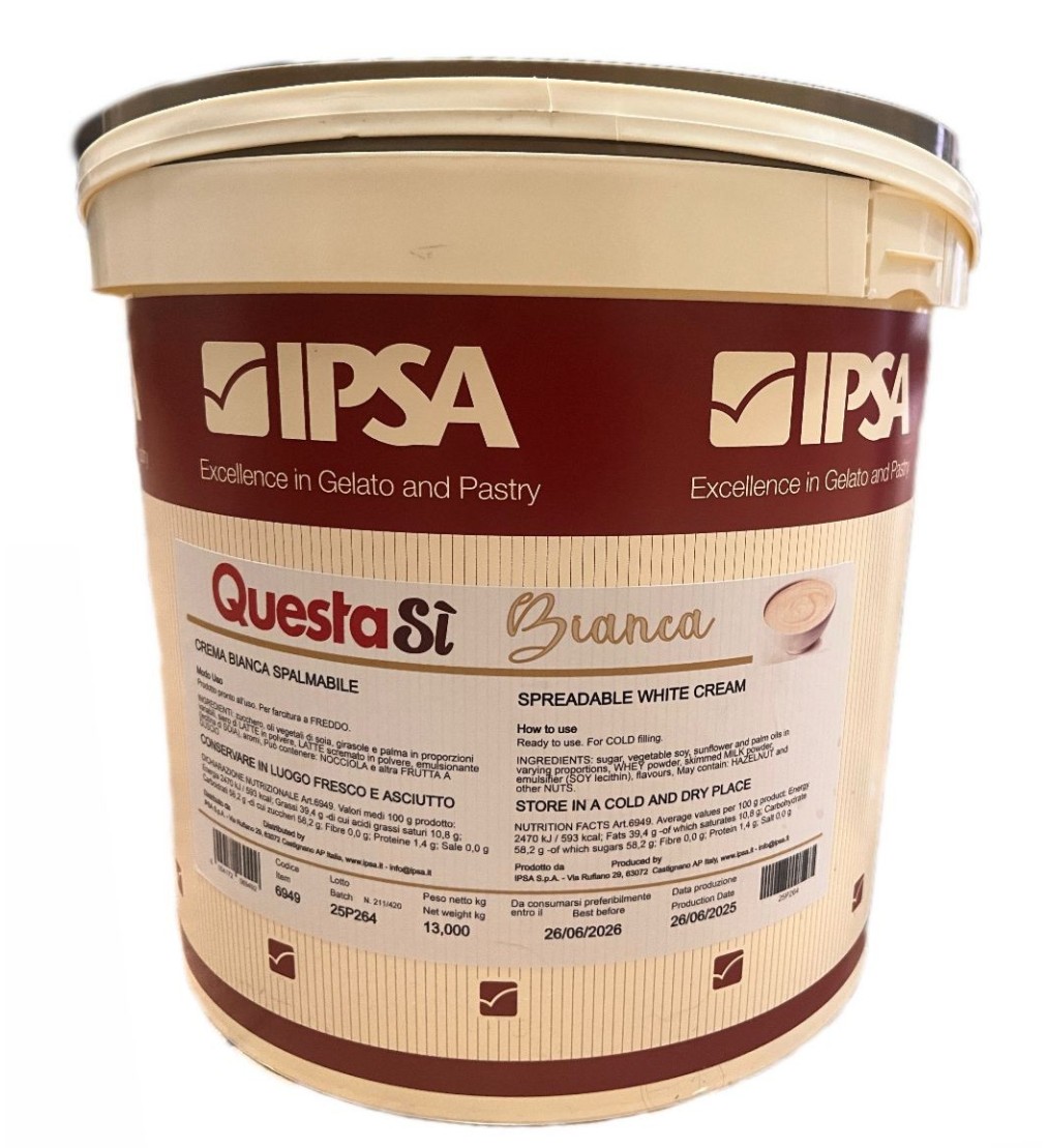 CREMA SPALMABILE QUESTA SI BIANCA IPSA 13KG