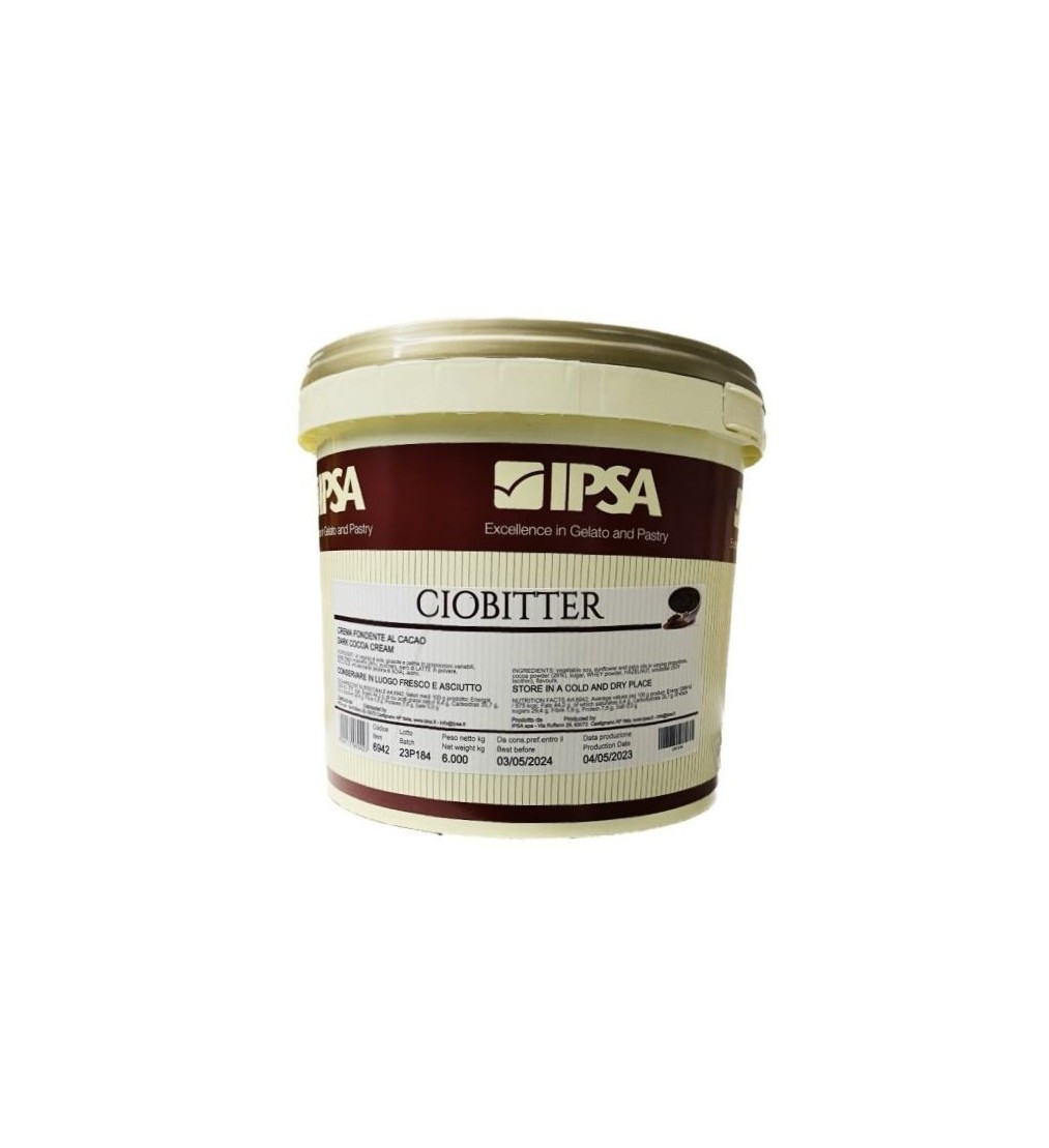 CREMA FONDENTE AL CACAO CIOBITTER IPSA 13KG