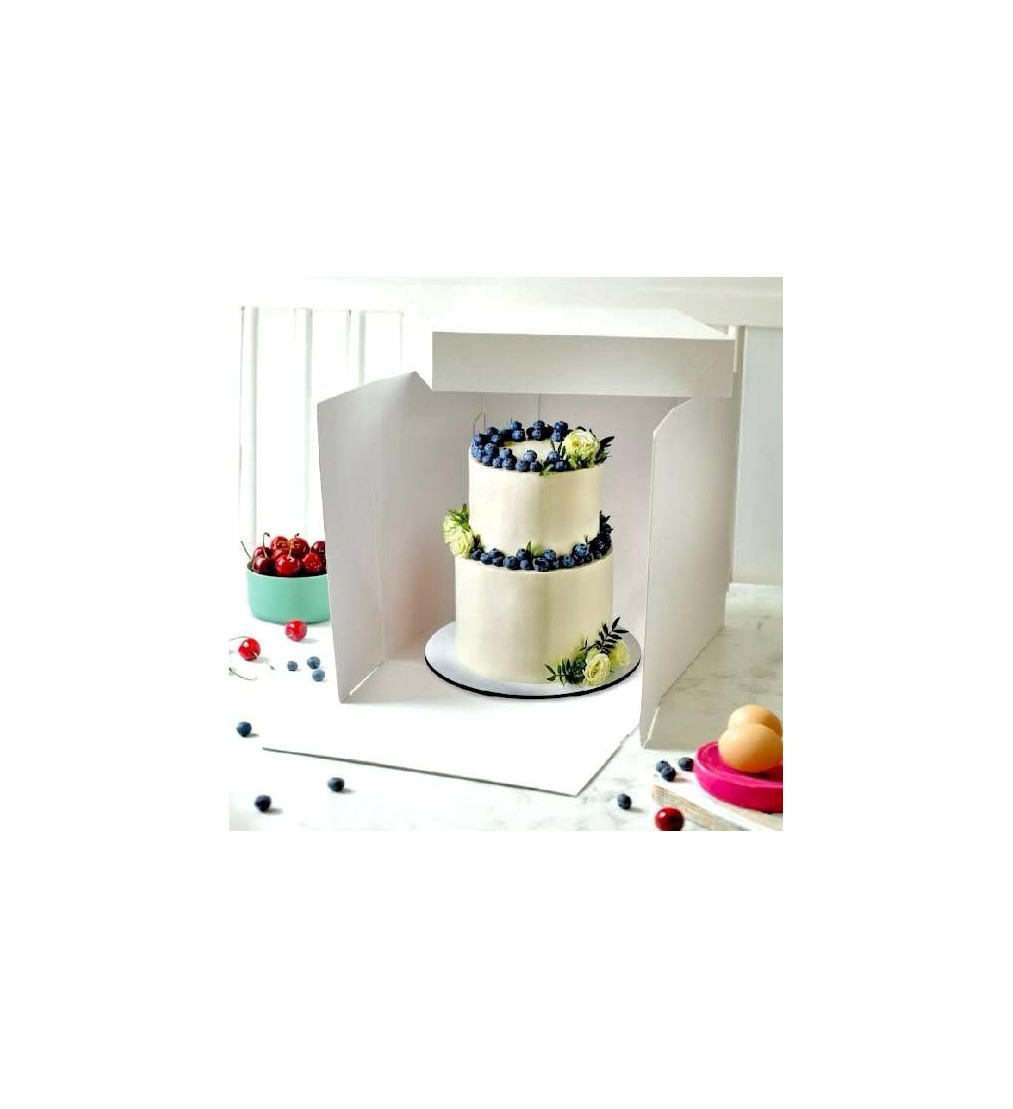 CAKEBOX DIM.40,5X40,5XH40CM DECORA