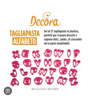 TAGLIAPASTA ALFABETO DECORA