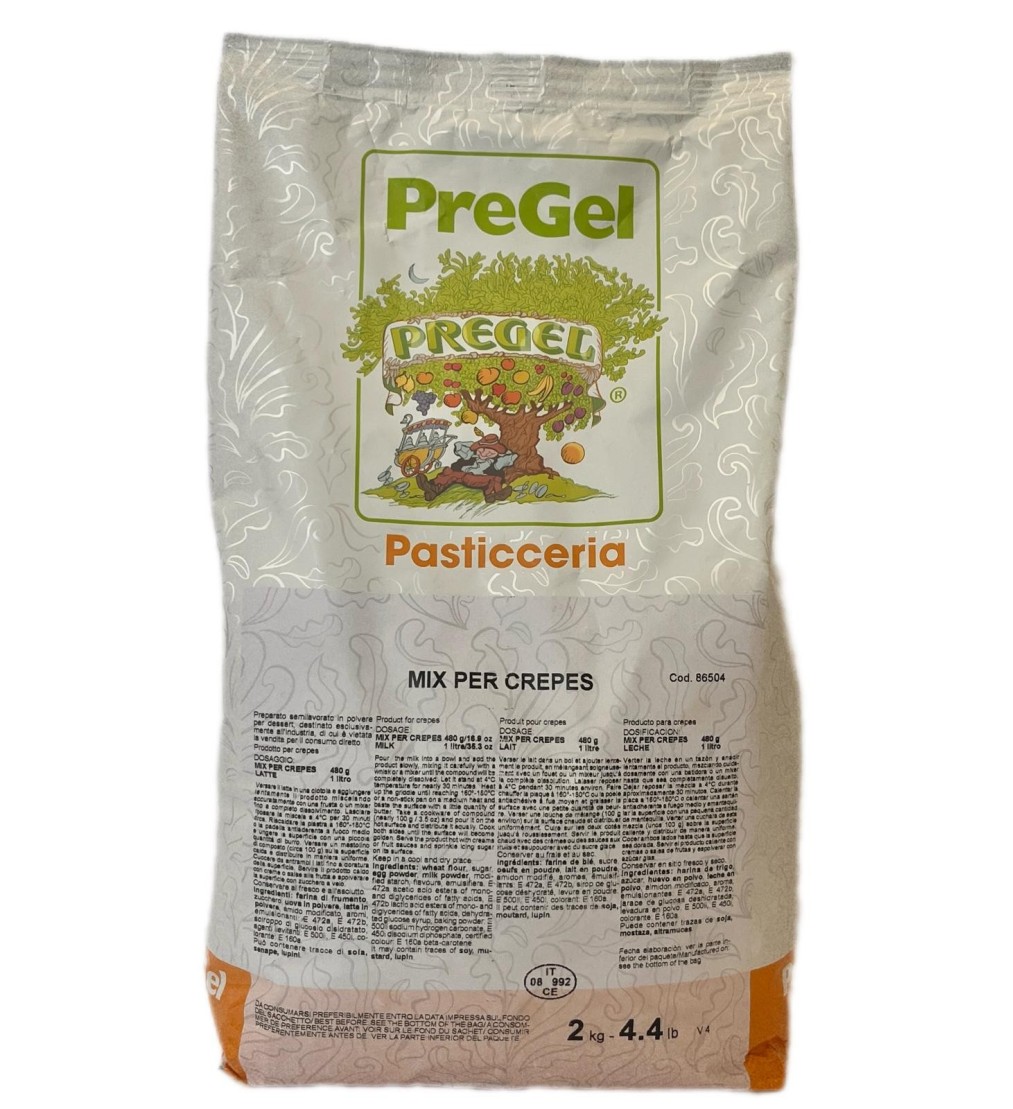 Mix per crepes 2kg pregel Mix per crepes 2kg pregel