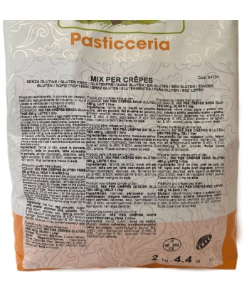 Miscela per crepes senza glutine